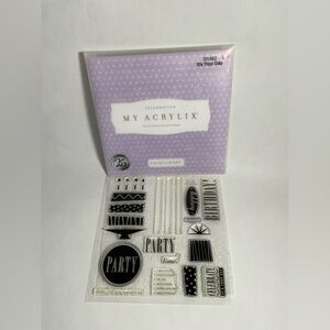 Close to my Heart It's Your Day Acrylic Stamp Set (D1352)